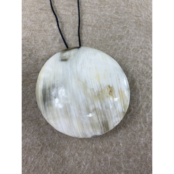 MooMoo Designs Pendant Horn Flat Ball Necklace CATHs Minimalistic Designer Rare - Picture 6 of 8